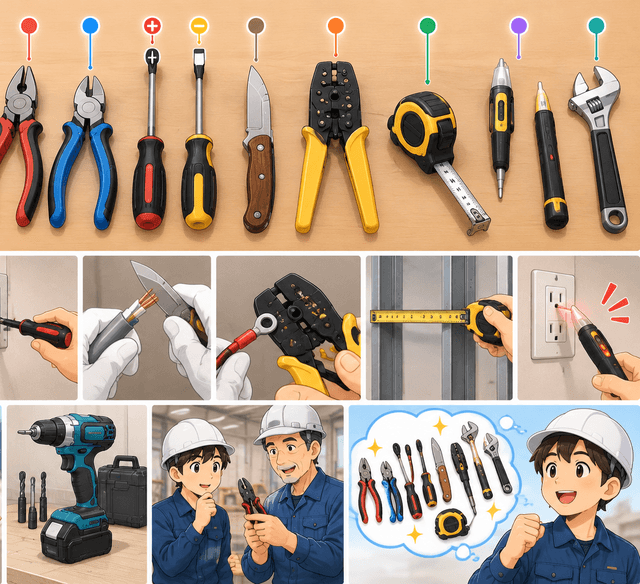 新人が工具を買うなら最初に何を揃える?