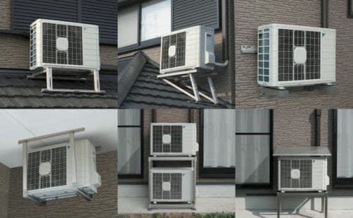 エアコン架台の種類を徹底解説|設置場所別の選び方とポイント