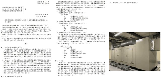 消防予第100号廃止と「第159号」へ