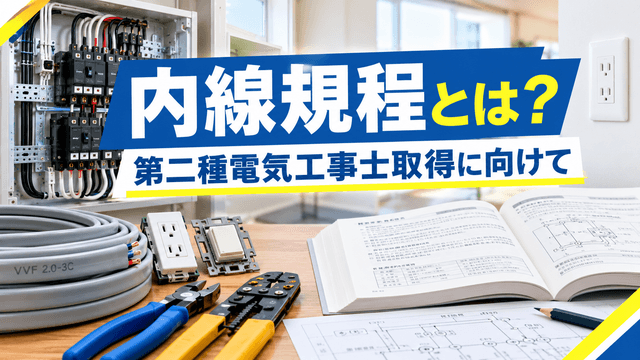 内線規程とは?第二種電気工事士取得に向けて知っておきたい基礎知識